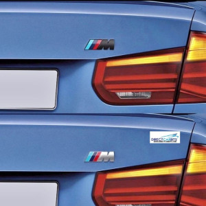 BMW M Sport Boot Badge Emblem Rear Black